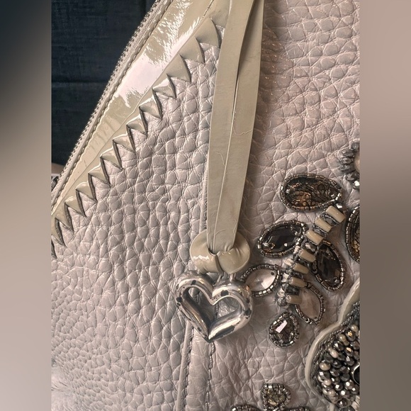 BRIGHTON RARE  SNAKE EMBOSSED
SHOULDER BAG - Picture 4 of 11